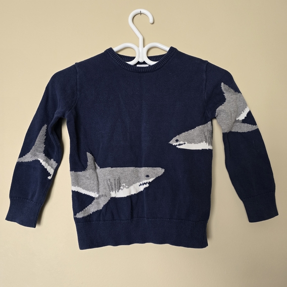 4 For $20 GAP Navy Blue Shark Sweater for Kids - Picture 1 of 3